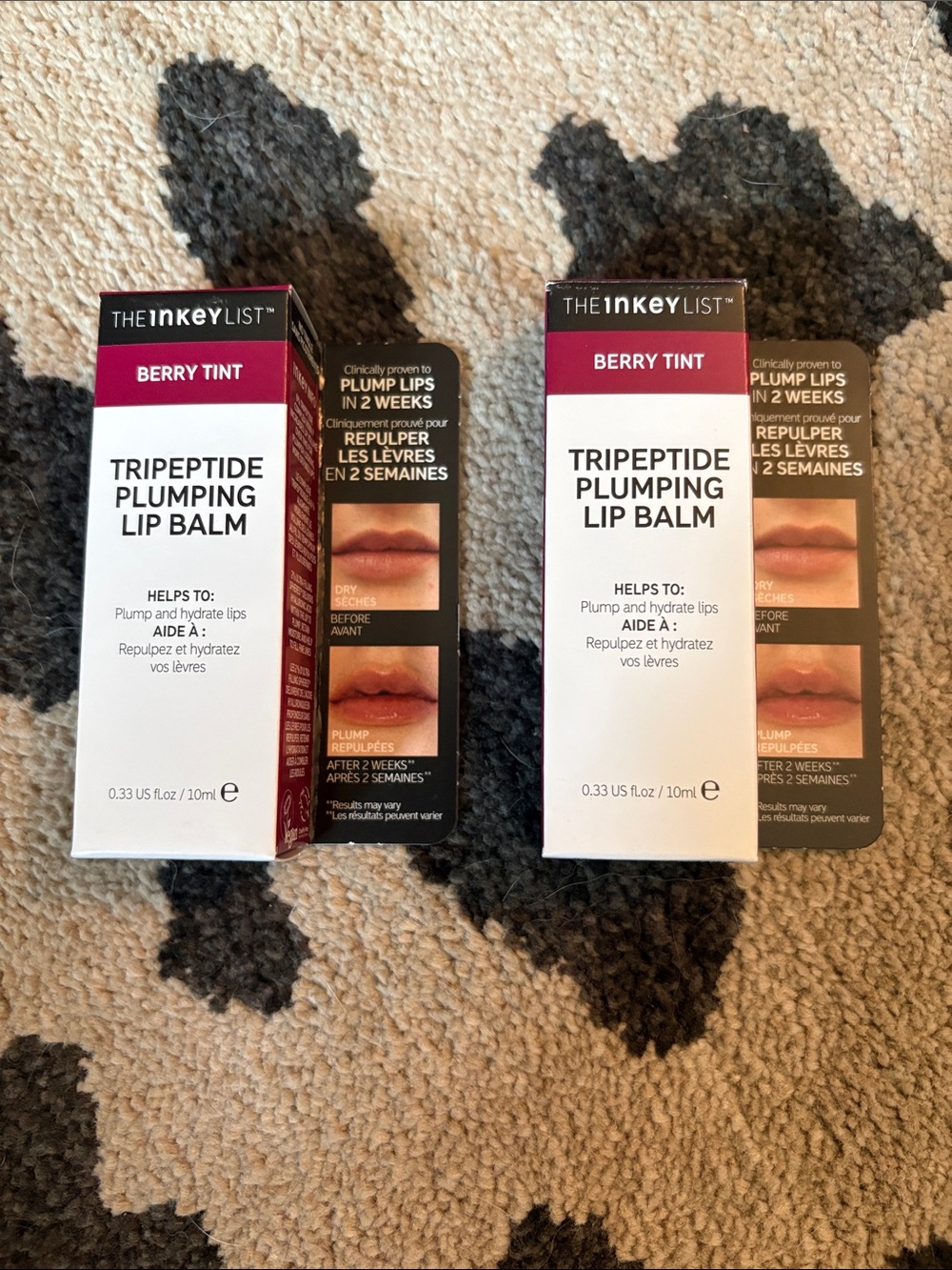 The INKEY LIST Tripeptide Plumping Lip Balm — Berry Tint